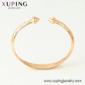 52103 xuping joyería brazalete de mujer de moda de metal oro 18K